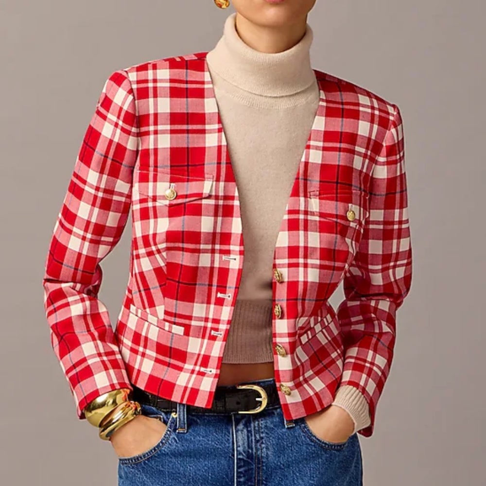 J.Crew Collection City Wool Lady Jacket - Picture 2 of 10